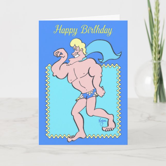 Carte d'anniversaire de la CHASSE spéciale (Devant)