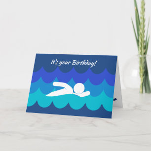 Carte d'anniversaire de la conception des sports d