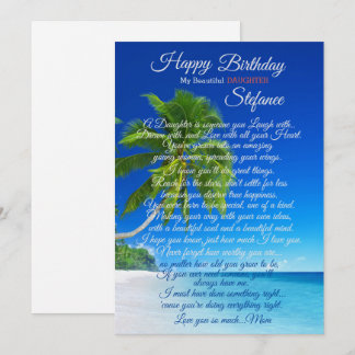 Carte d'anniversaire de la fille adulte