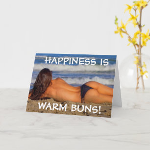 CARTE D'ANNIVERSAIRE DE LA FILLE DE BEACH BIKINI