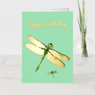 Carte d'anniversaire de la Monnaie de libellules d