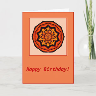 Carte d'anniversaire de la Passion du soleil intér