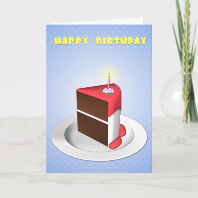 Carte d'anniversaire de la plus grande tranche (Devant)