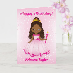 Carte d'anniversaire de la princesse noire   Ajout