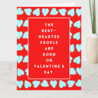 Carte d'anniversaire de la Saint-Valentin