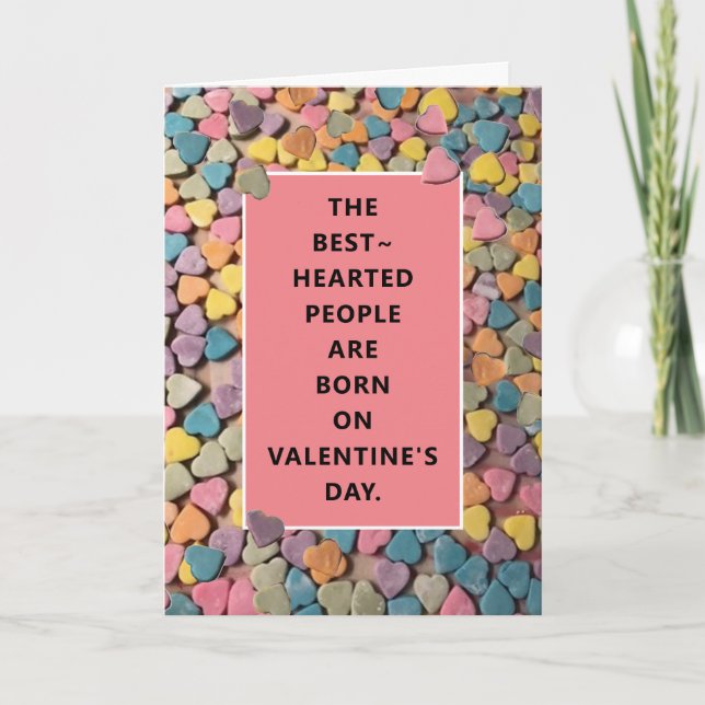 Carte d'anniversaire de la Saint-Valentin (Devant)