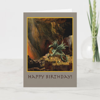 Carte d'anniversaire de la tanière du dragon