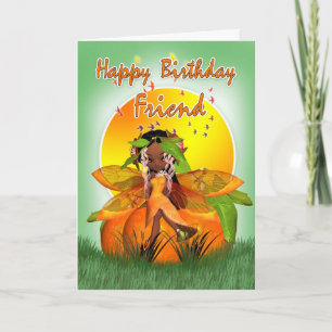 Carte d'anniversaire de l'ami - Afro-Américain
