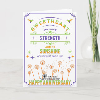 Carte d'anniversaire de l'amour pour elle ou lui