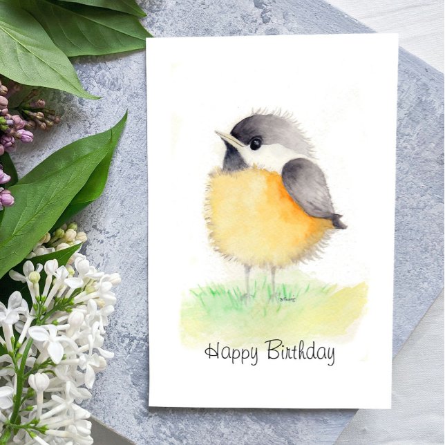 Carte d'anniversaire de l'aquarelle (Créateur téléchargé)