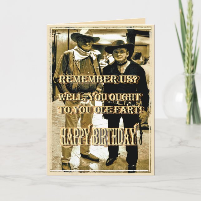 Carte d'anniversaire de Larry (Devant)