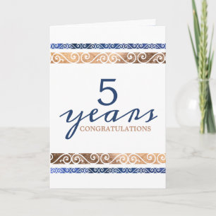 Carte d'anniversaire de l'employé universelle pour