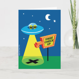 Carte d'anniversaire de l'enlèvement d'alien gratu