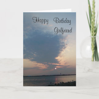 Carte d'anniversaire de lever de soleil