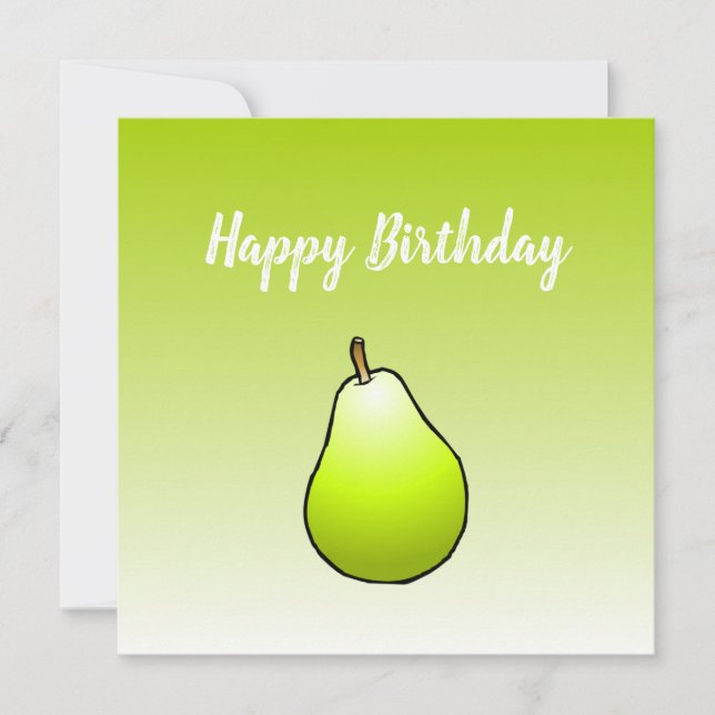 Carte d'anniversaire de l'ours (Devant)