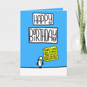 carte d'anniversaire de maman