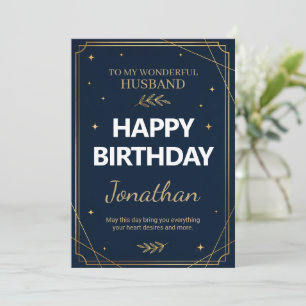 Carte d'anniversaire de mari Toujours & Pour toujo