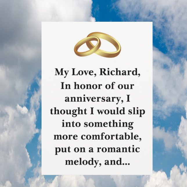 Carte d'anniversaire de mariage drôle (Créateur téléchargé)