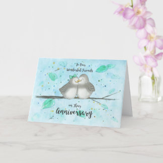 Carte d'anniversaire de mariage pour amis