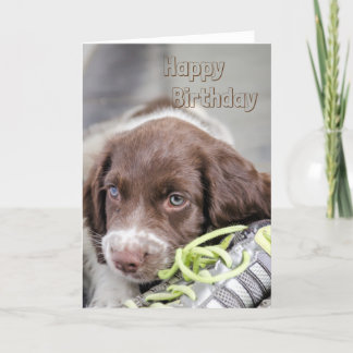 Carte d'anniversaire de marionnettes