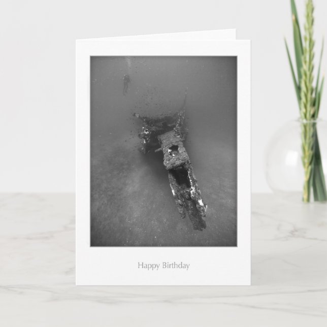 Carte d'anniversaire de naufrage (Devant)