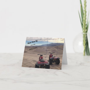 Carte d'anniversaire de ne jamais augmenter les du