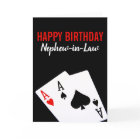 Carte d'anniversaire de Nephew-in-law Poker