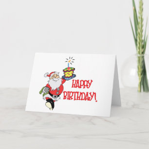 Carte d'anniversaire de Noël