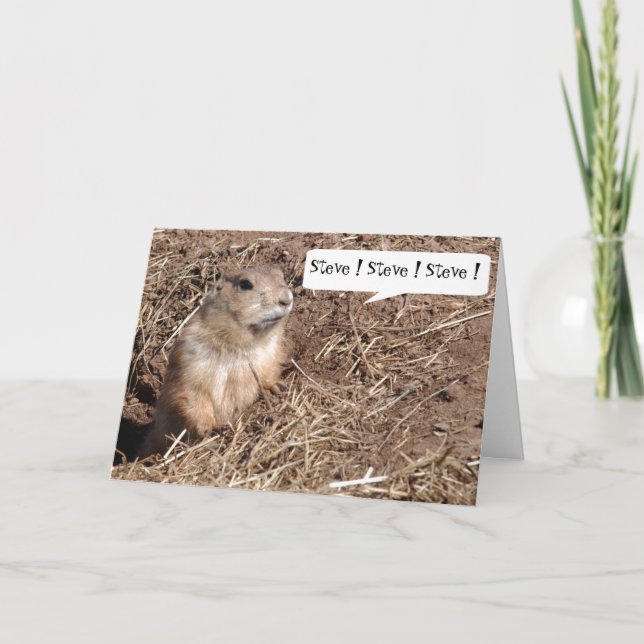 Carte d'anniversaire de Nutjob d'écureuil (Devant)