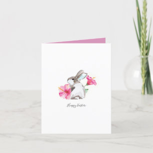 Carte d'anniversaire de Pâques tropicale
