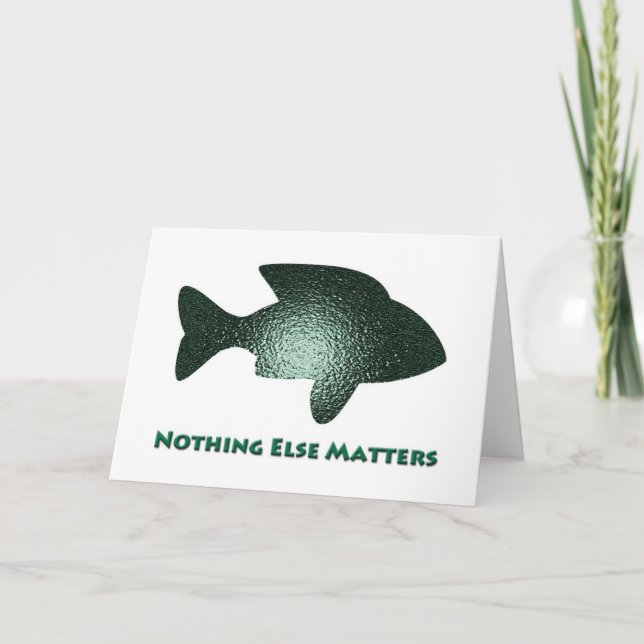 Carte d'anniversaire de pêche personnalisable (Devant)