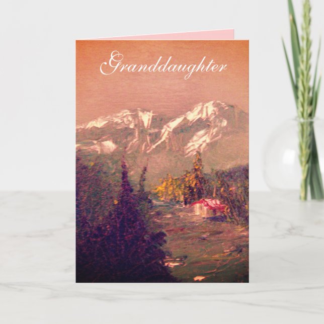 Carte d'anniversaire de petite fille (Devant)