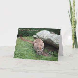 carte d'anniversaire de puma