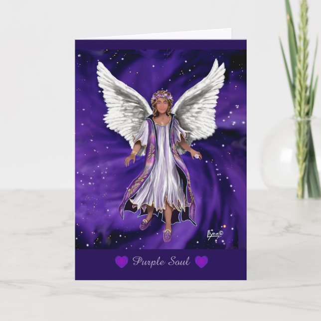 Carte d'anniversaire de Purple Soul (Devant)