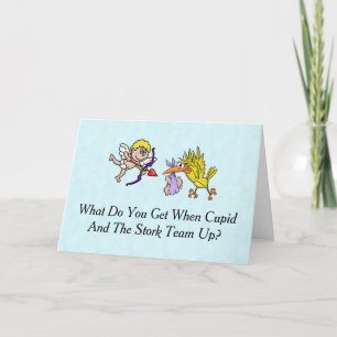 Carte d'anniversaire de Saint Valentin Cupid and S
