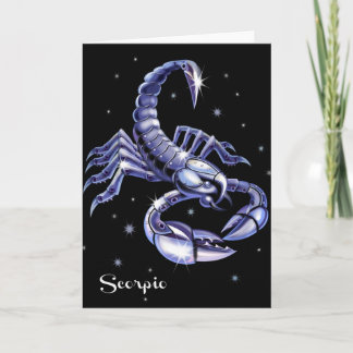 Carte d'anniversaire de Scorpion