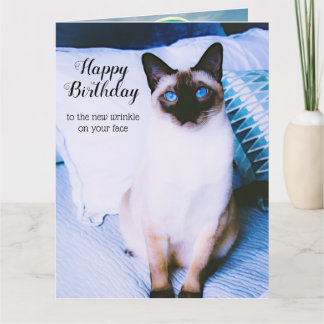 Carte d'anniversaire de Siamese