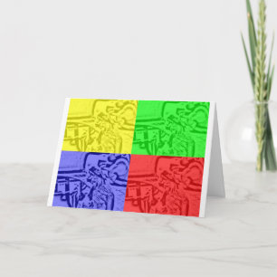 carte d'anniversaire de singe d'Ian