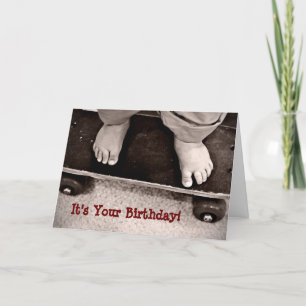 Carte d'anniversaire de skateboard