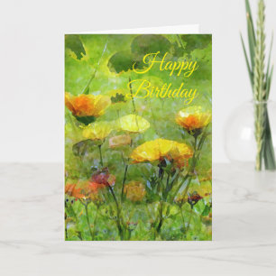 Carte d'anniversaire de souci
