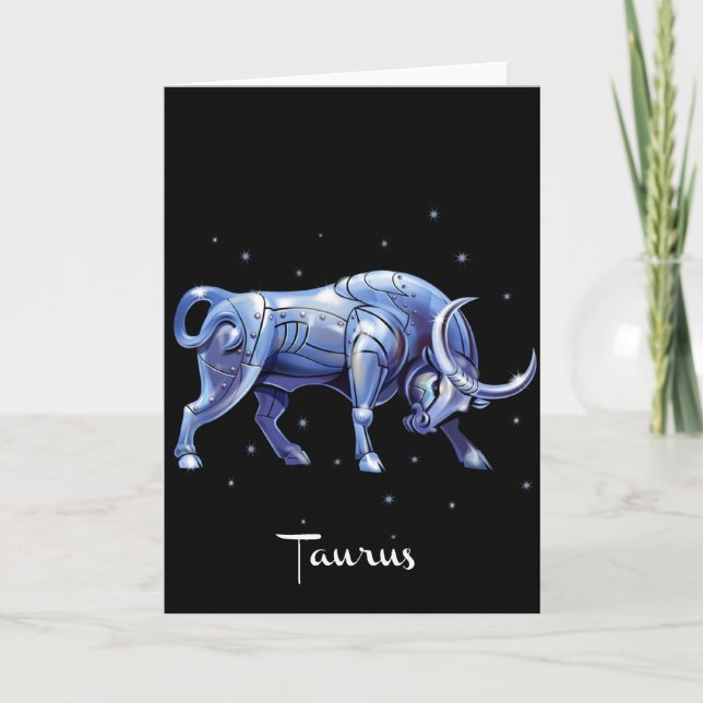 Carte d'anniversaire de Taureau (Devant)