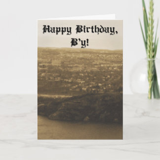 Carte d'anniversaire de Terre-Neuve