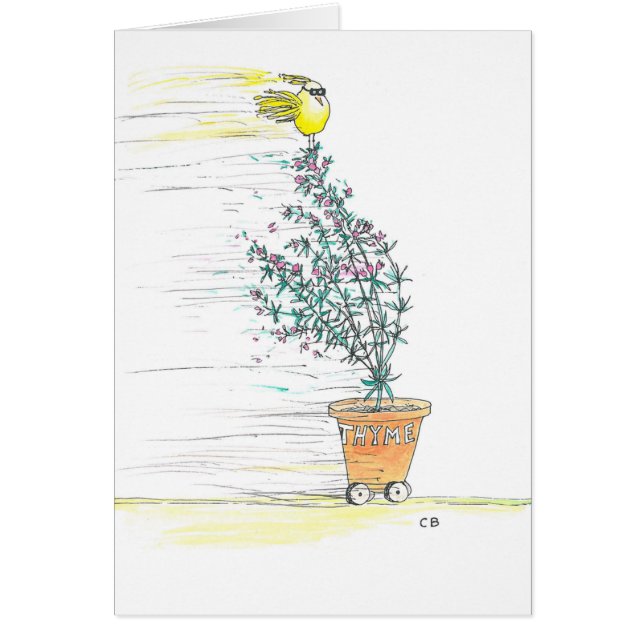 Carte d'anniversaire de "thym" (Devant)