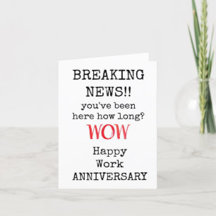 Carte d'anniversaire de travail, drôle, collègue, 