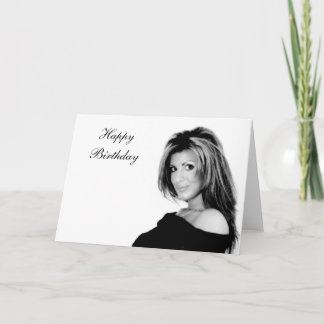 Carte d'anniversaire de type