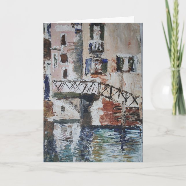 Carte d'anniversaire de Venise (Devant)