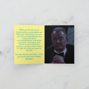 Carte d'anniversaire de Victor Newman