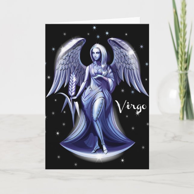 Carte d'anniversaire de Vierge (Devant)