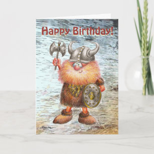 Cartes Viking D Anniversaire Zazzle Ca