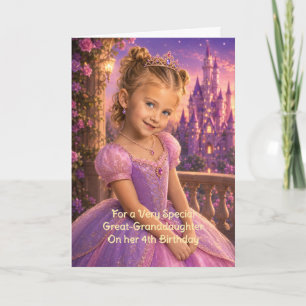 Carte d'anniversaire de votre arrière-petite-fille